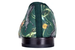Women Stubbs & Wootton Africa Emerald Silk Slipper (Narrow)