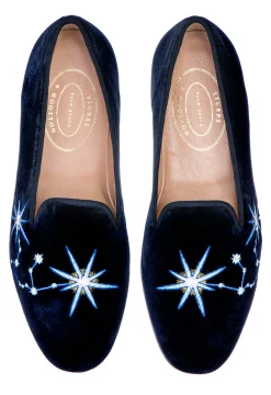 Women Stubbs & Wootton Aquarius Velvet Slipper (Women)