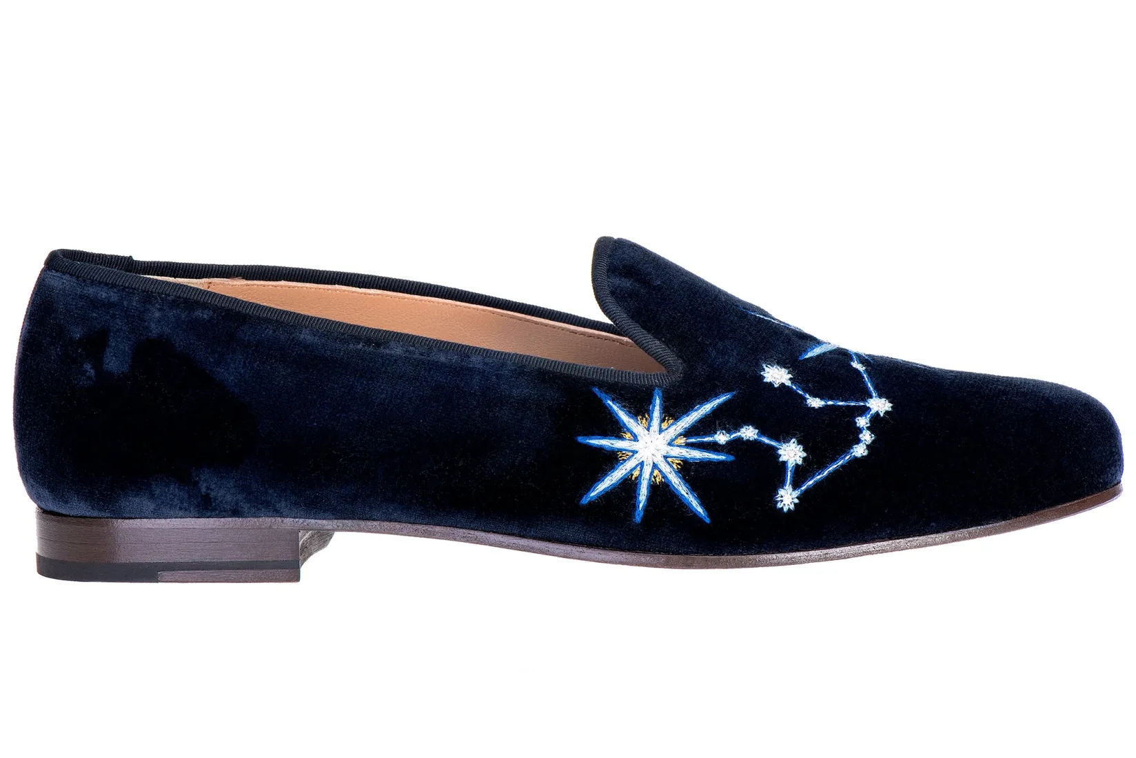 Stubbs & Wootton Aquarius Velvet Slipper (Men)