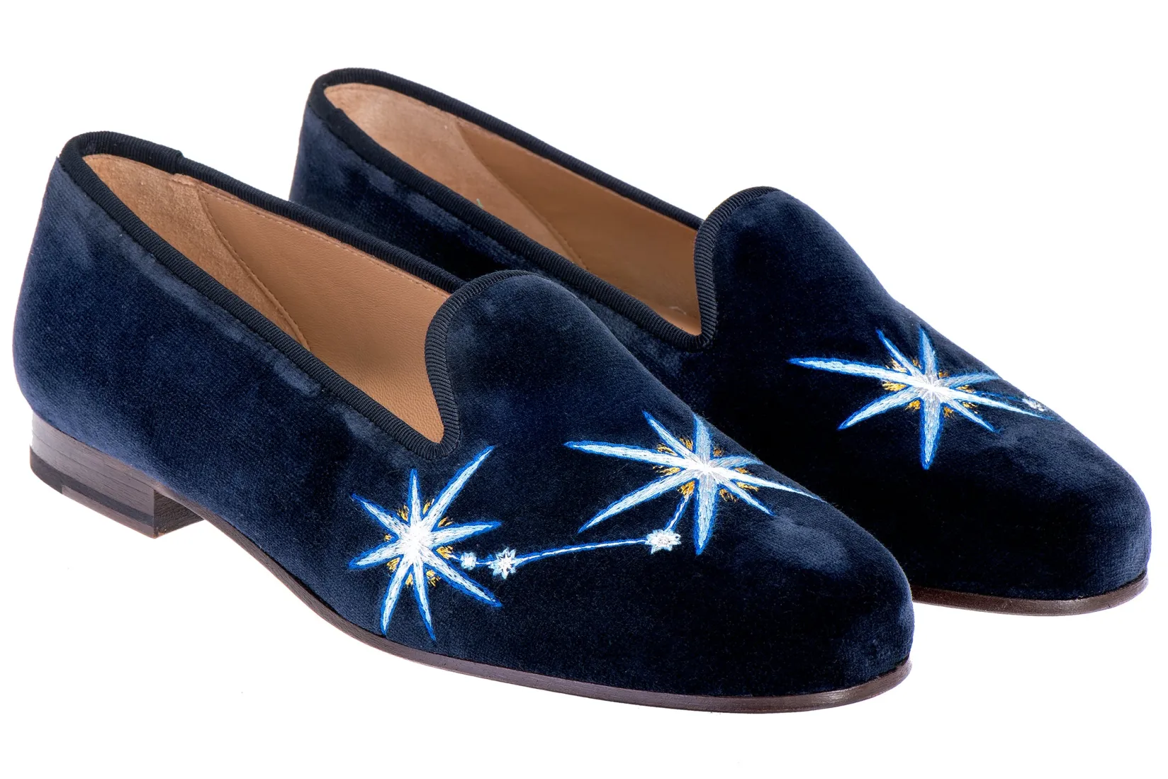 Stubbs & Wootton Aries Velvet Slipper (Men)