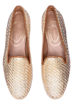 Women Stubbs & Wootton Basket en Platino (Narrow)