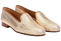 Women Stubbs & Wootton Basket en Platino (Narrow)