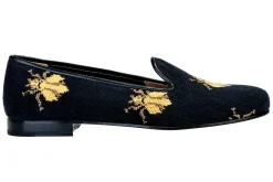 Stubbs & Wootton Bee Needlepoint Slipper (Men)