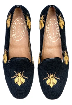 Women Stubbs & Wootton Bee Needlepoint Slipper (Women)