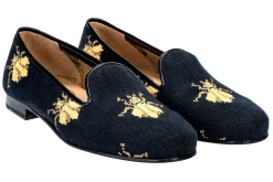 Women Stubbs & Wootton Bee Needlepoint Slipper (Women)