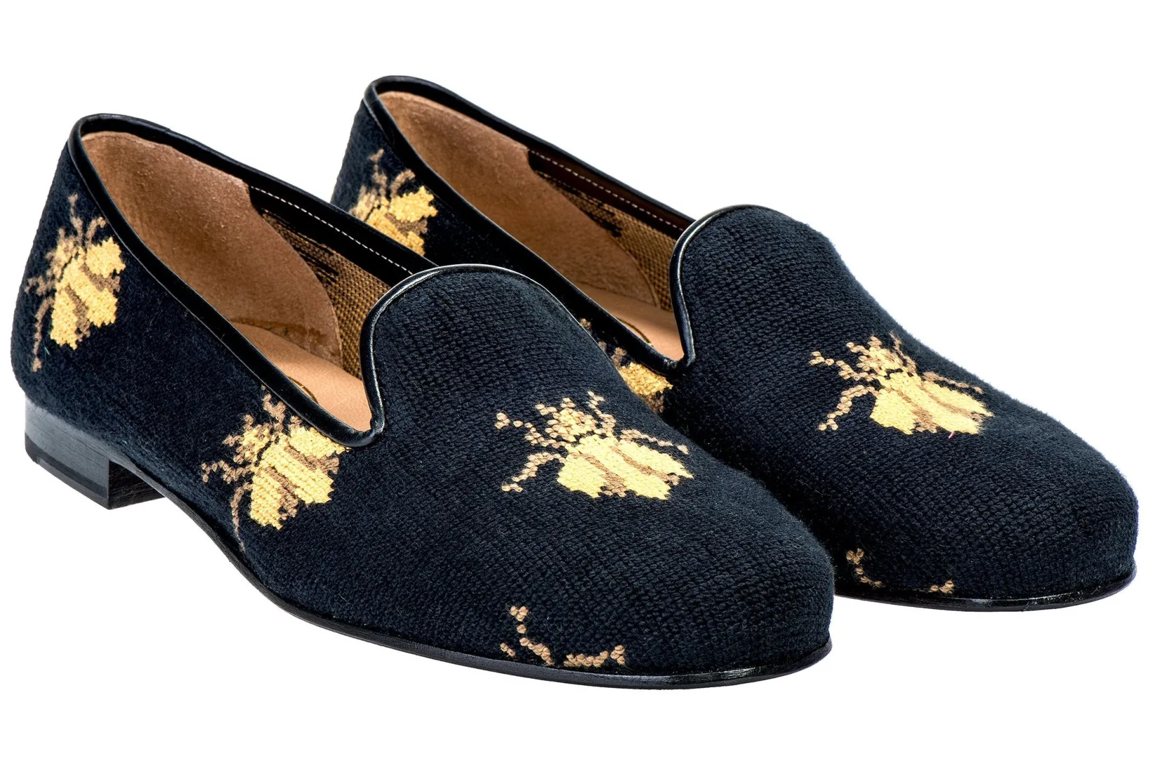 Women Stubbs & Wootton Bee Needlepoint Slipper (Women)