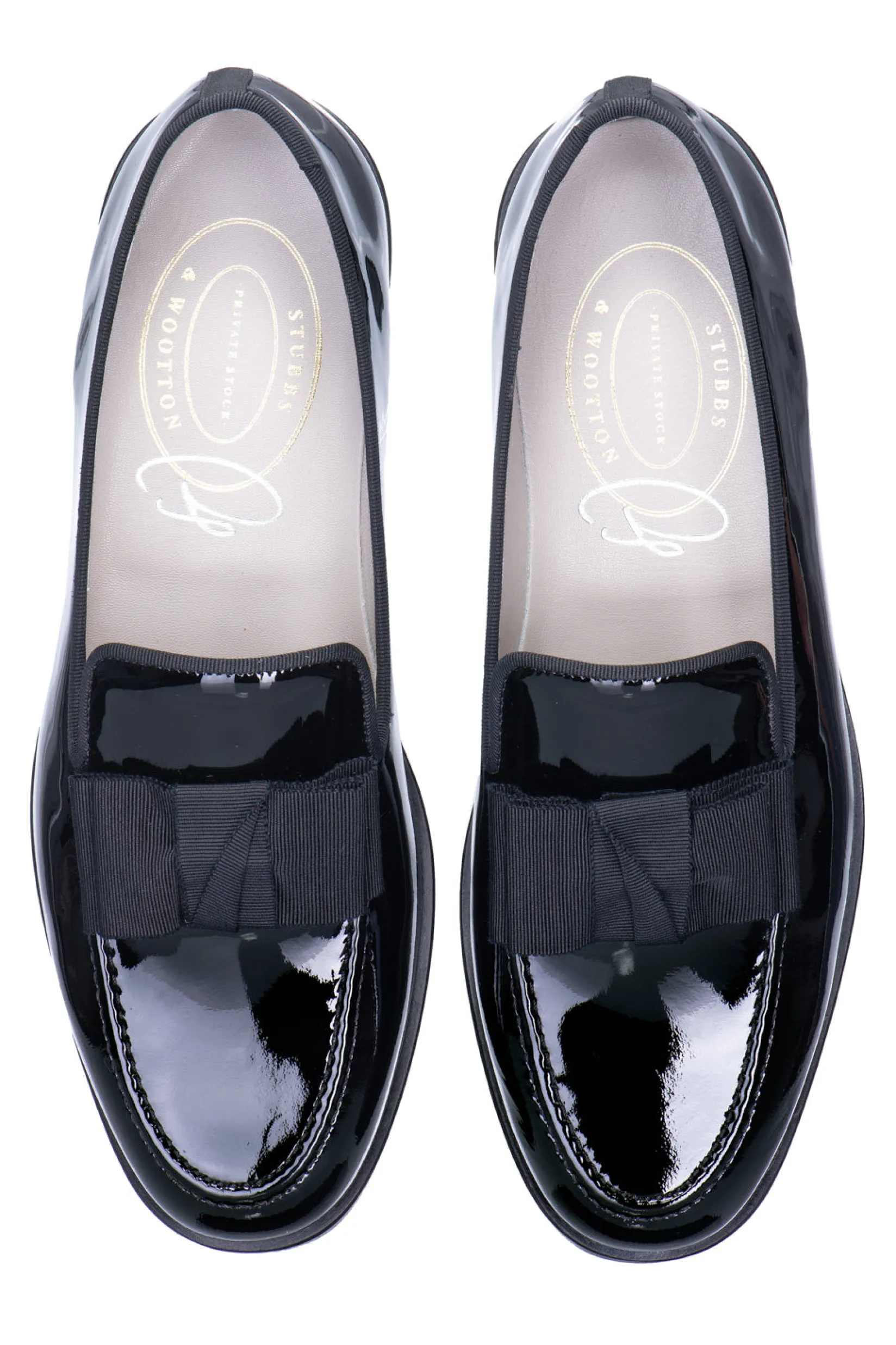 Stubbs & Wootton Bow Patent Leather Venetian (Men)