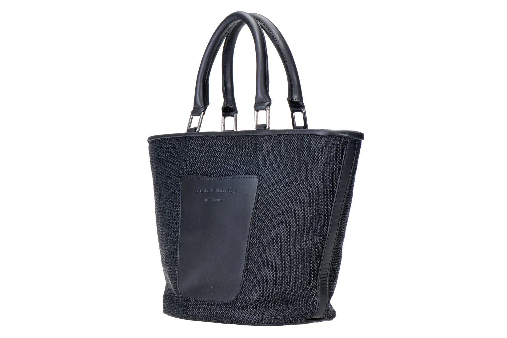 Stubbs & Wootton Raffia Mini Tote