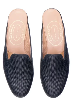 Women Stubbs & Wootton Raffia Mule (Women)