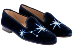 Women Stubbs & Wootton Cancer Velvet Slipper (Women)
