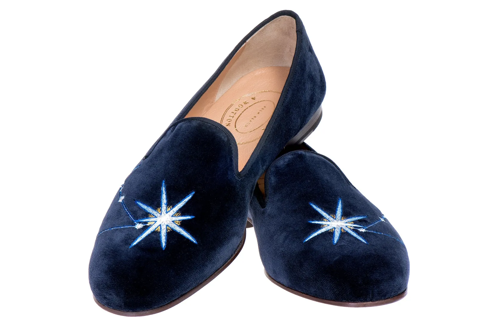 Stubbs & Wootton Capricorn Velvet Slipper (Men)
