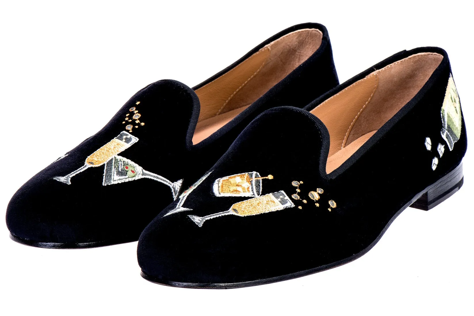 Women Stubbs & Wootton Celebrate Velvet Slipper (Women)