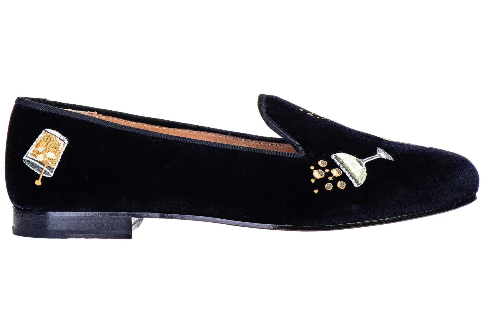 Women Stubbs & Wootton Celebrate Velvet Slipper (Women)