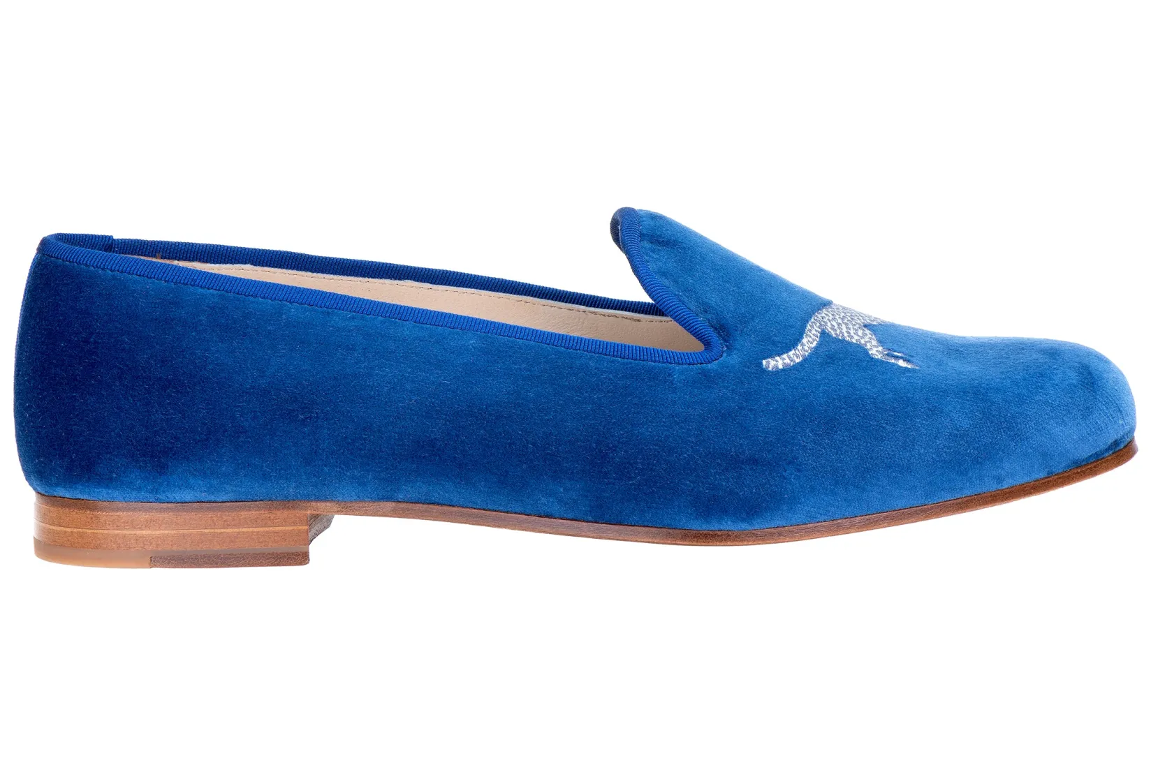 Women Stubbs & Wootton Cheetah Velvet Slipper (Women)