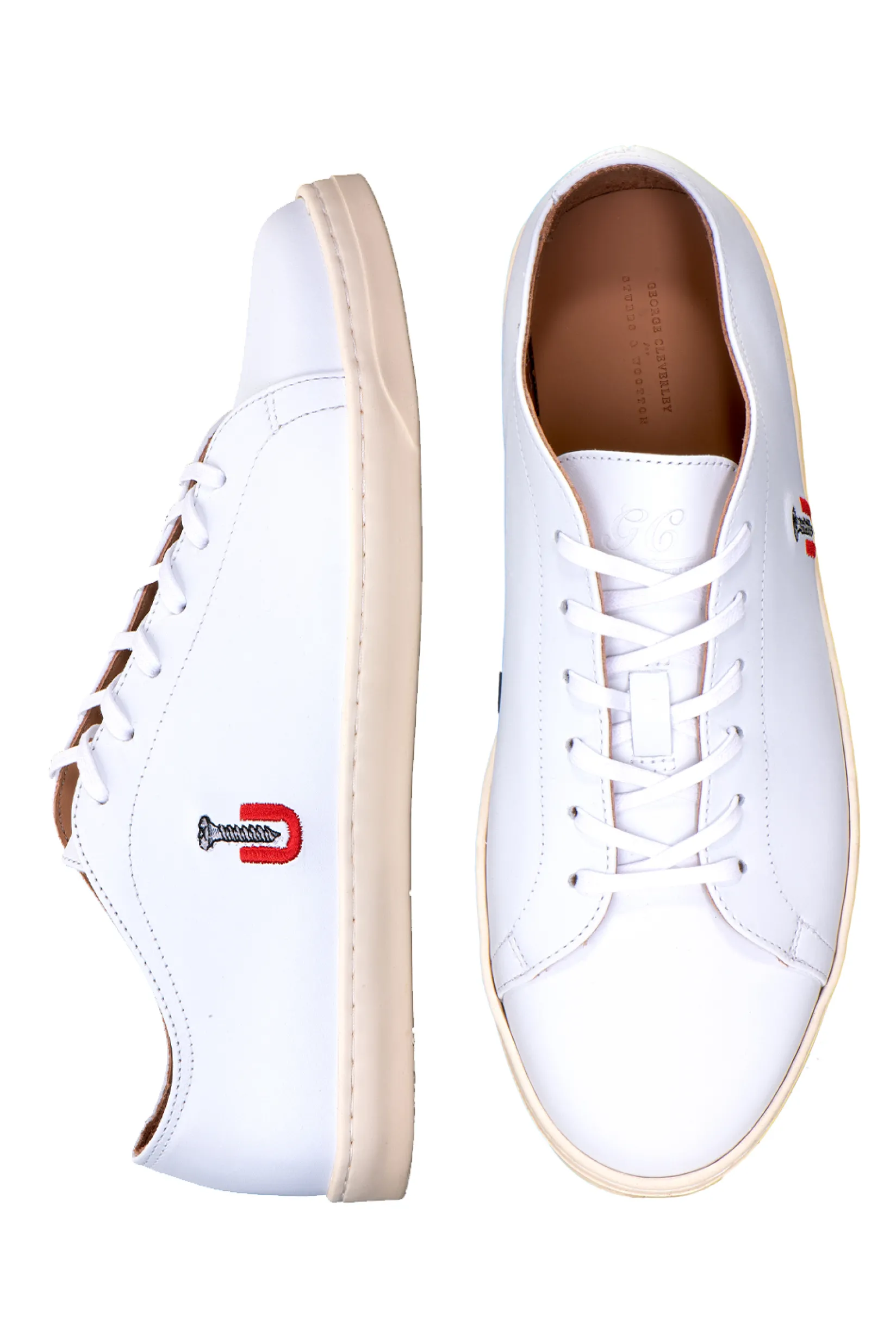 Stubbs & Wootton College Calf Leather Trainer (Men)
