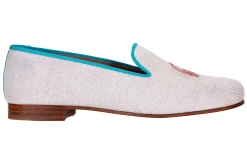 Stubbs & Wootton Conch Helm Linen Slipper (Men)