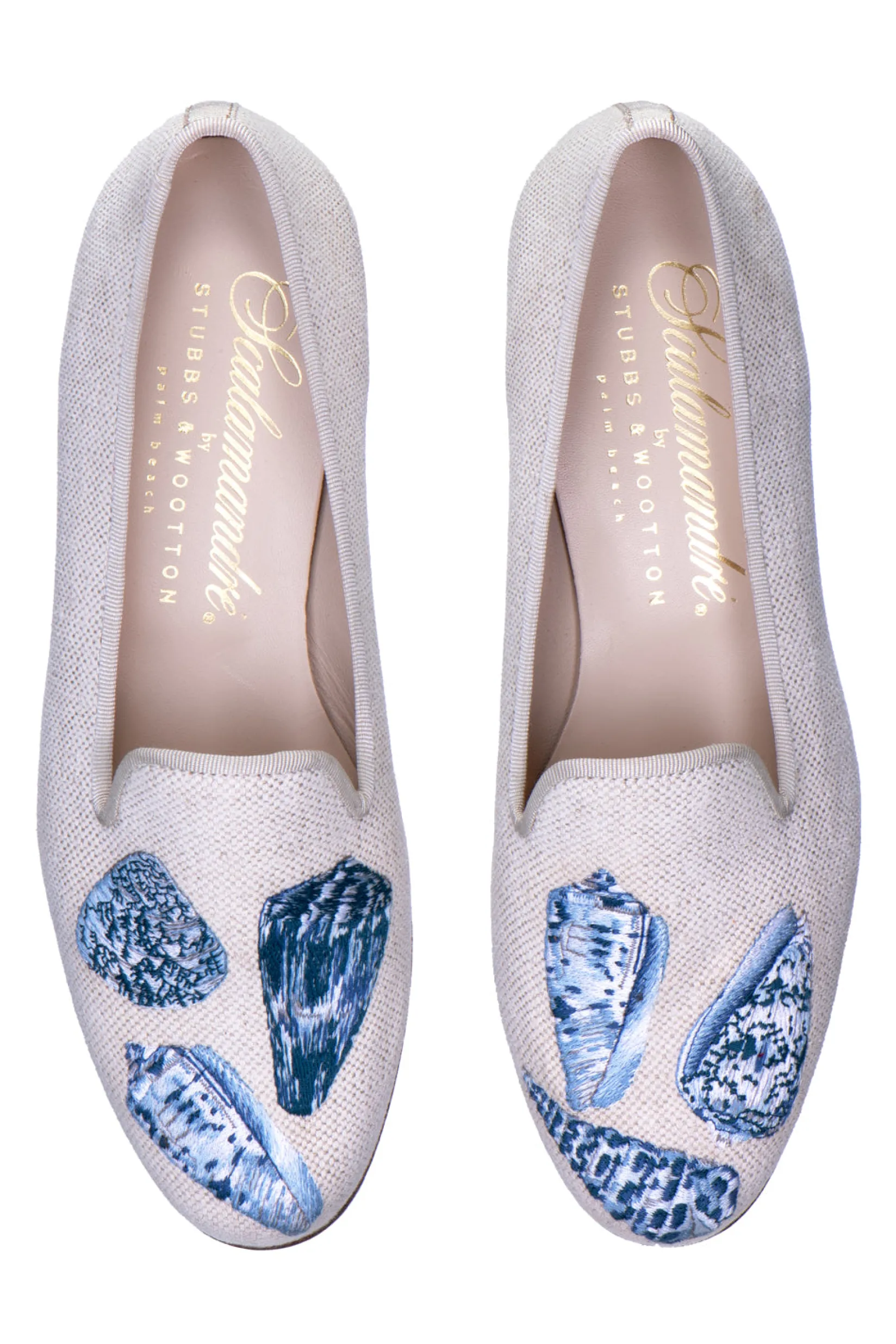 Stubbs & Wootton Coquina Linen Slipper (Men)