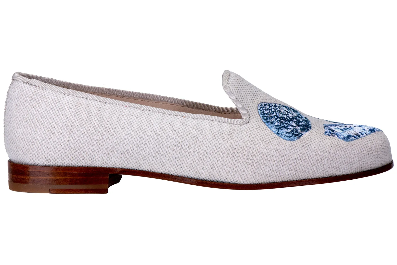 Stubbs & Wootton Coquina Linen Slipper (Men)
