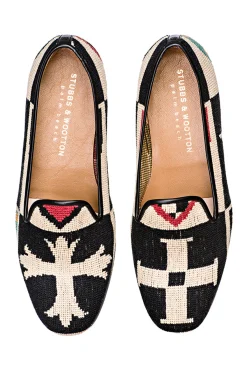 Stubbs & Wootton Crest Needlepoint Slipper (Men)