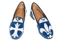 Stubbs & Wootton Crest Needlepoint Slipper (Men)