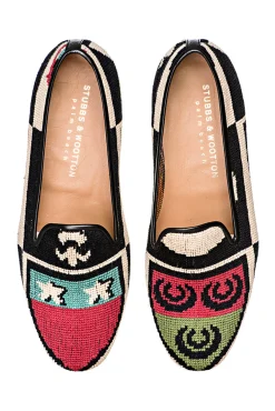 Stubbs & Wootton Crest Needlepoint Slipper (Men)