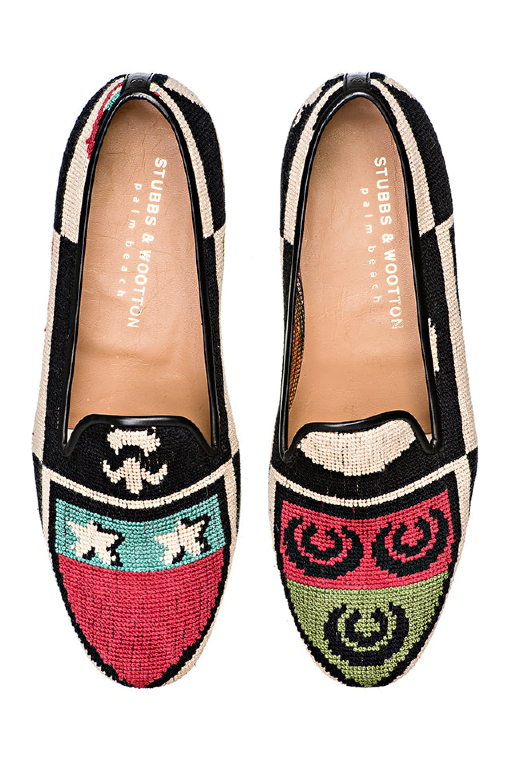Stubbs & Wootton Crest Needlepoint Slipper (Men)