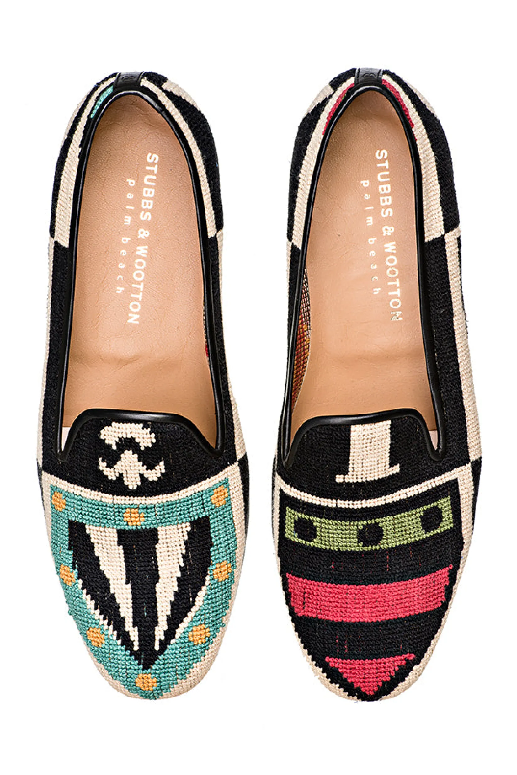 Stubbs & Wootton Crest Needlepoint Slipper (Men)