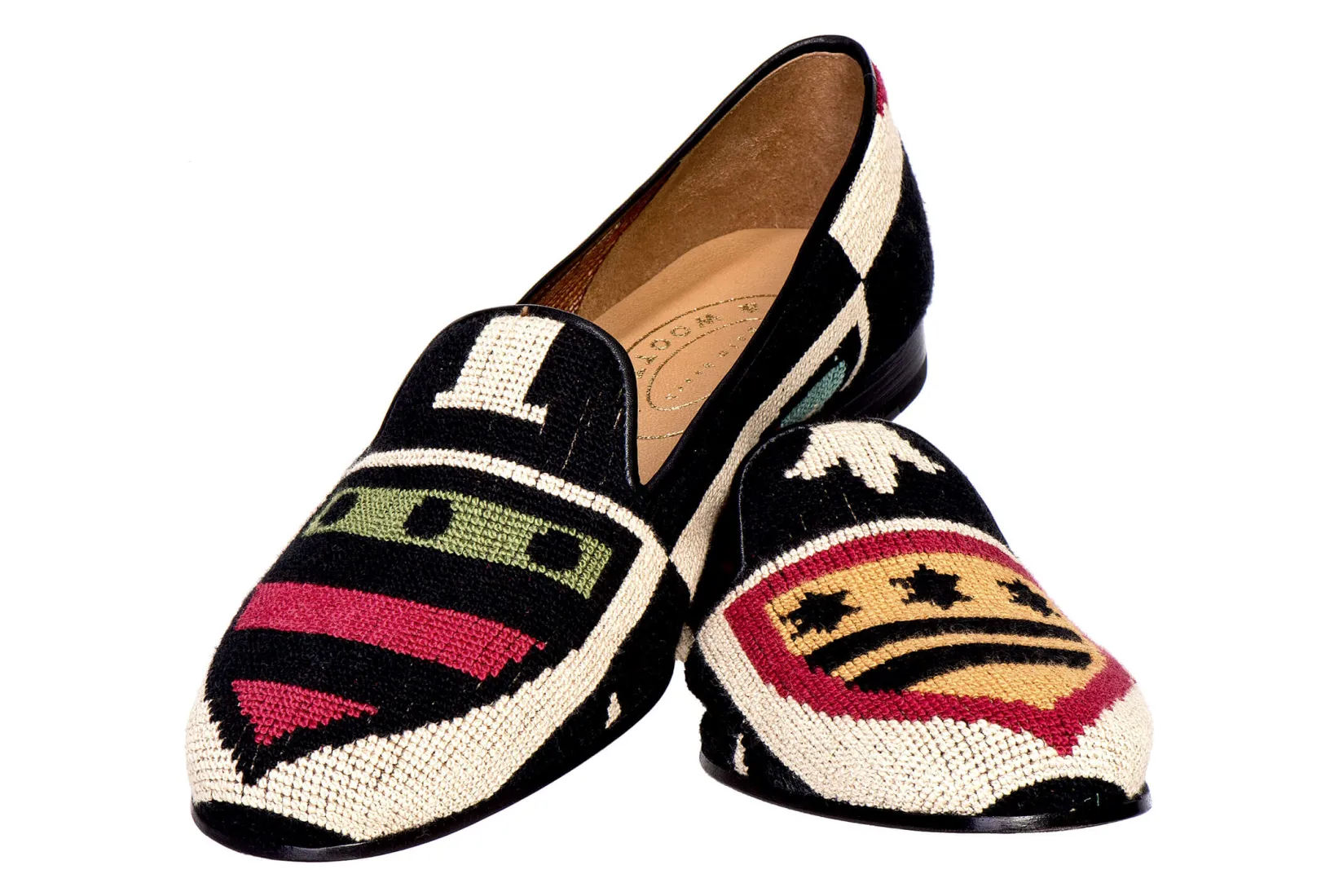 Stubbs & Wootton Crest Needlepoint Slipper (Men)