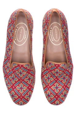 Women Stubbs & Wootton Cuenca Needlepoint Slipper (Women)