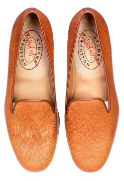 Stubbs & Wootton Football Leather Slipper (Wide)