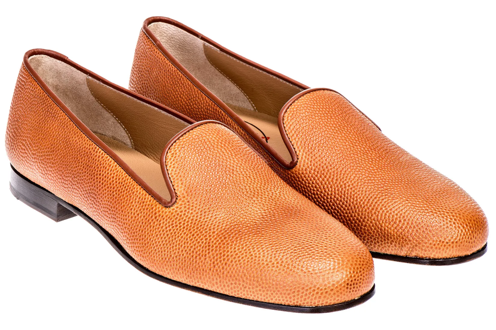 Stubbs & Wootton Football Leather Slipper (Wide)