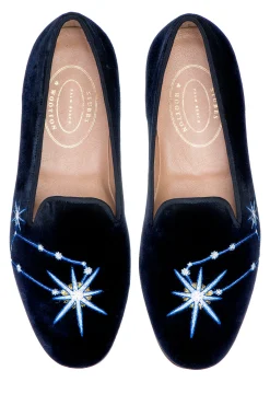 Women Stubbs & Wootton Gemini Velvet Slipper (Women)