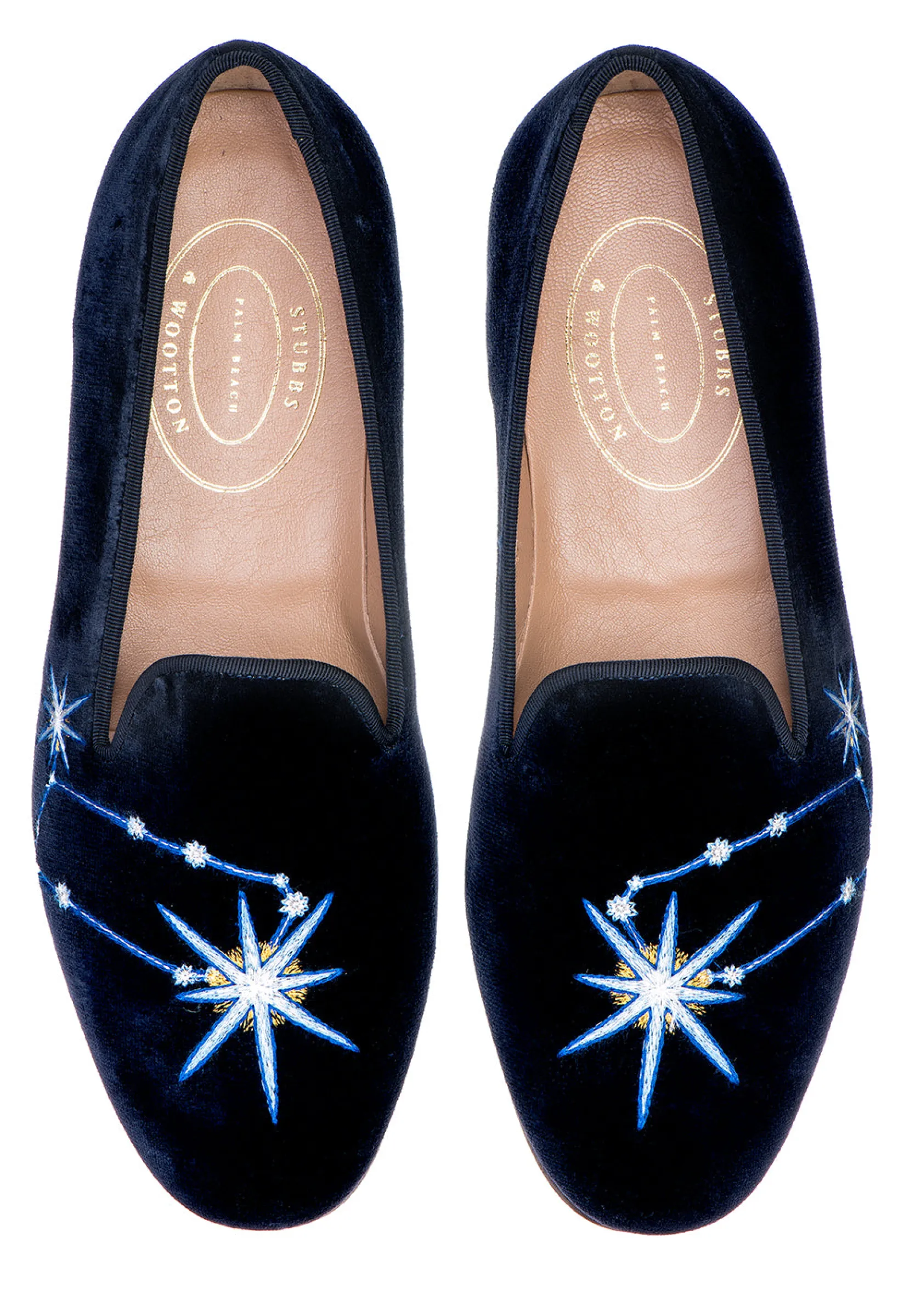 Stubbs & Wootton Gemini Velvet Slipper (Men)
