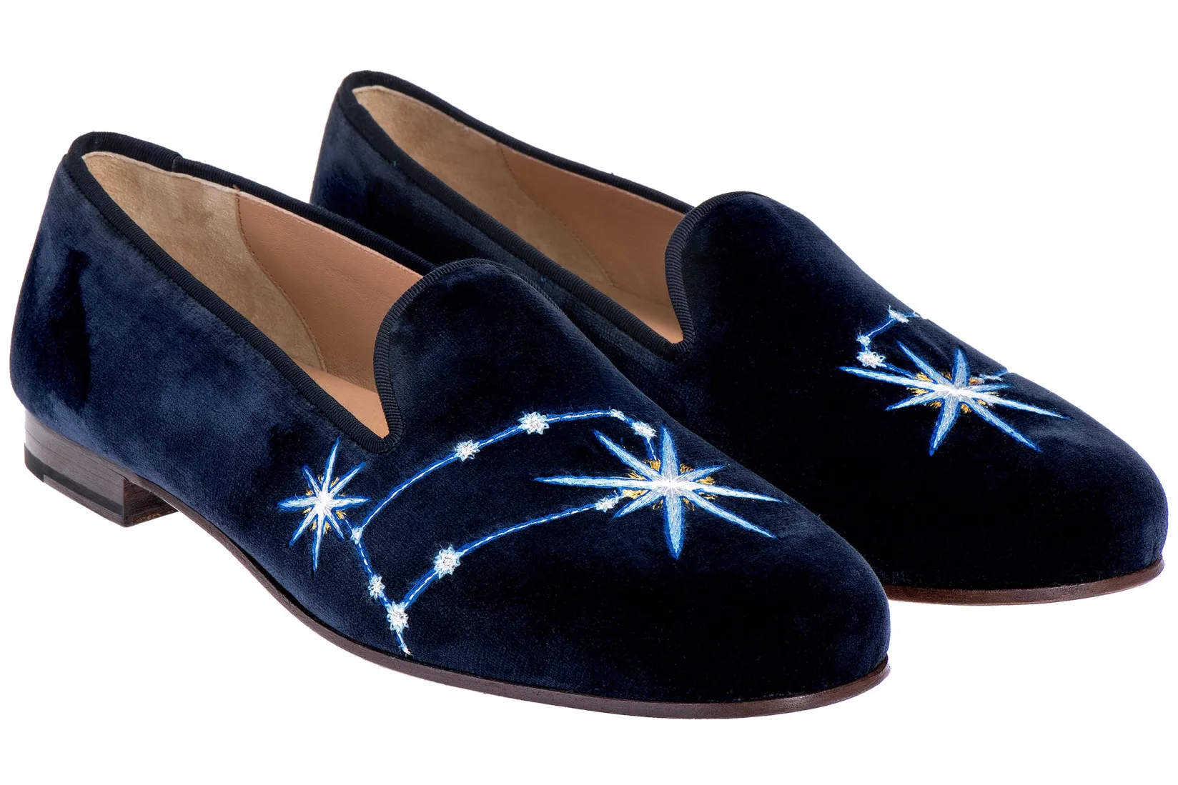 Stubbs & Wootton Gemini Velvet Slipper (Men)