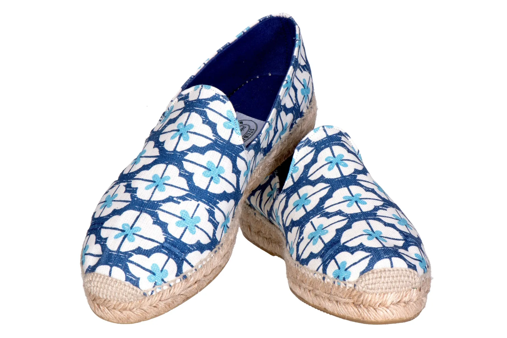 Stubbs & Wootton Geometric Indigo Gatsby (Men)