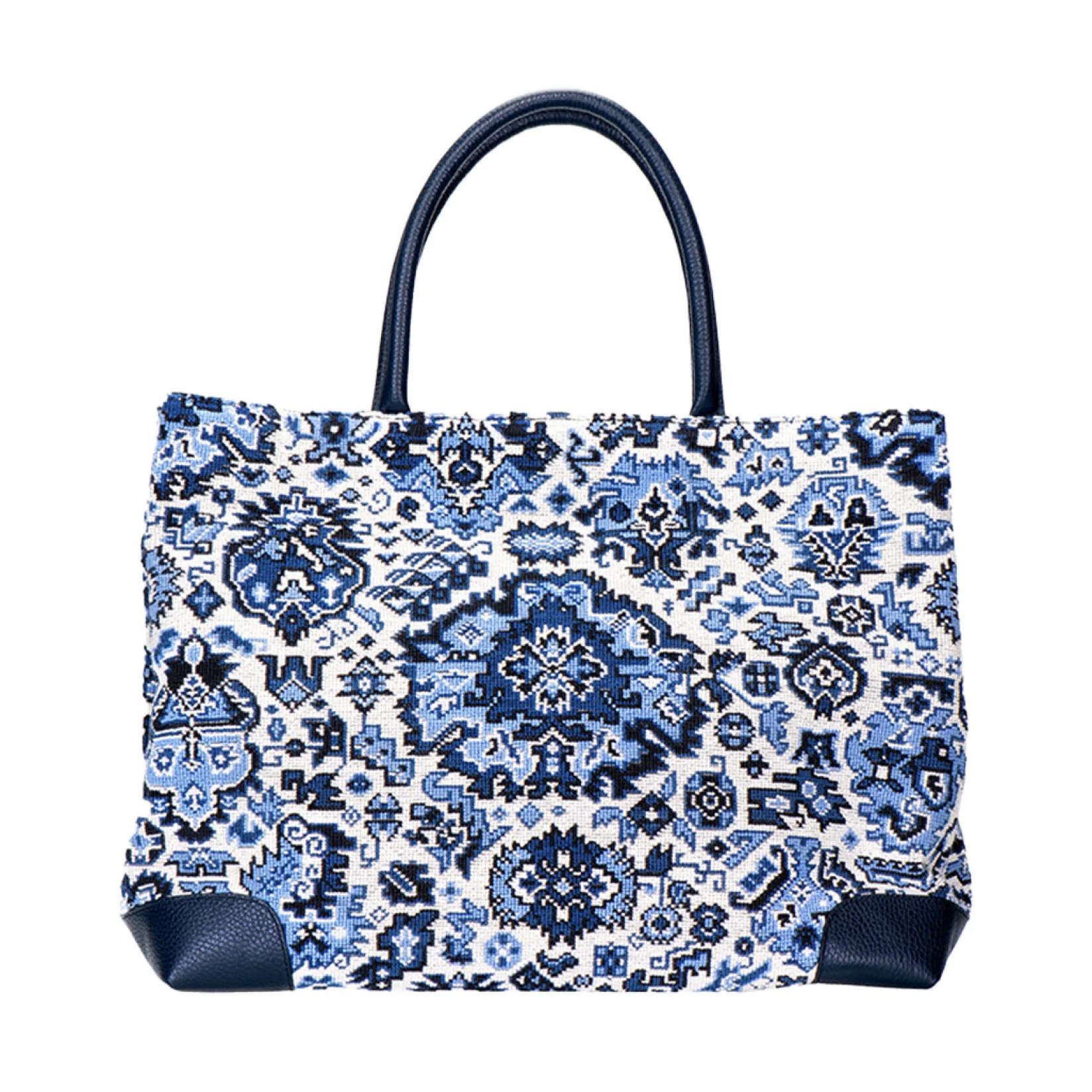 Stubbs & Wootton Heriz Needlepoint Tote