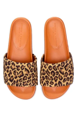 Women Stubbs & Wootton Jane Leopard Needlepoint Slip (Women)