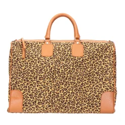Stubbs & Wootton Jane Leopard Needlepoint Weekender