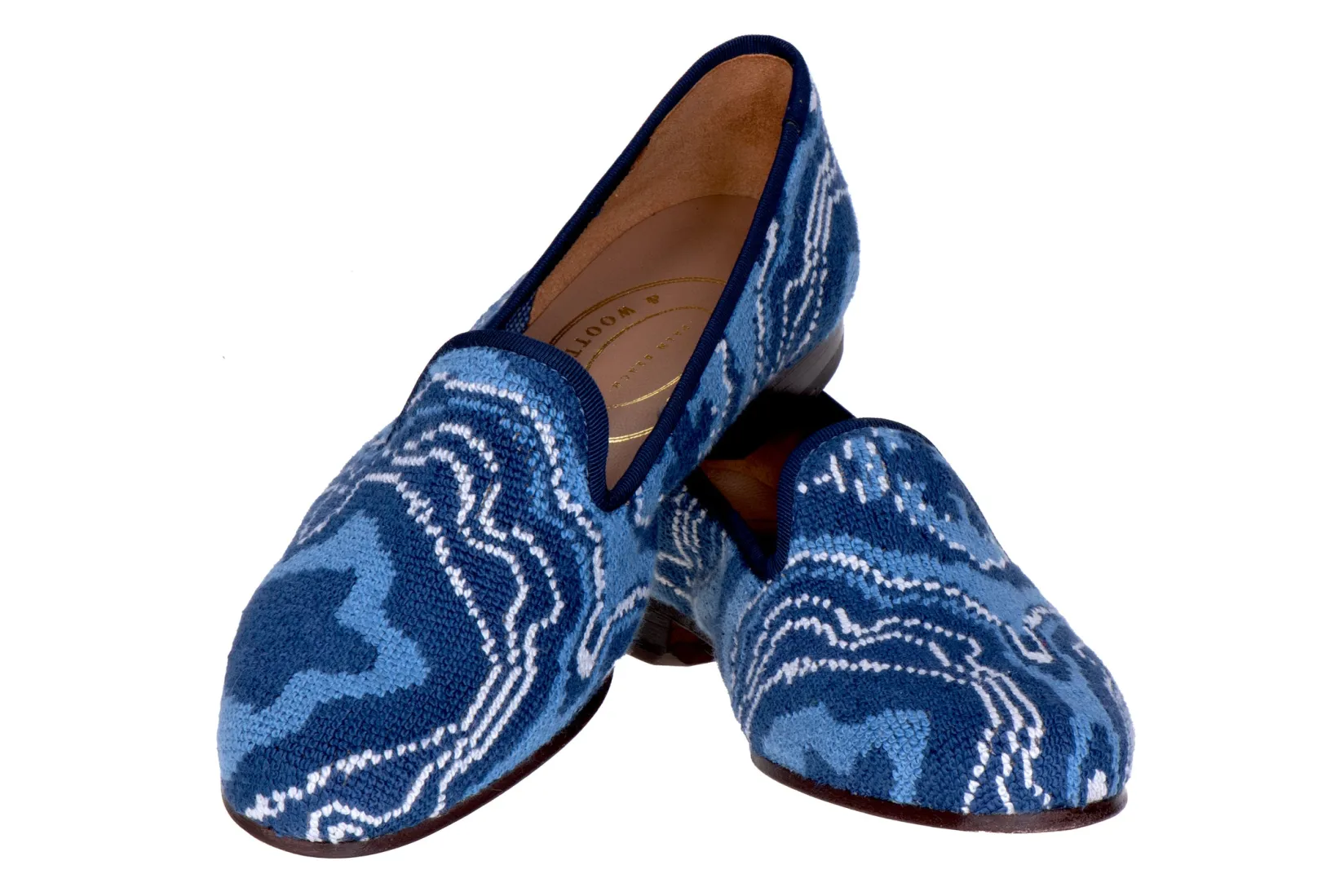 Stubbs & Wootton Lazurite Needlepoint Slipper (Men)