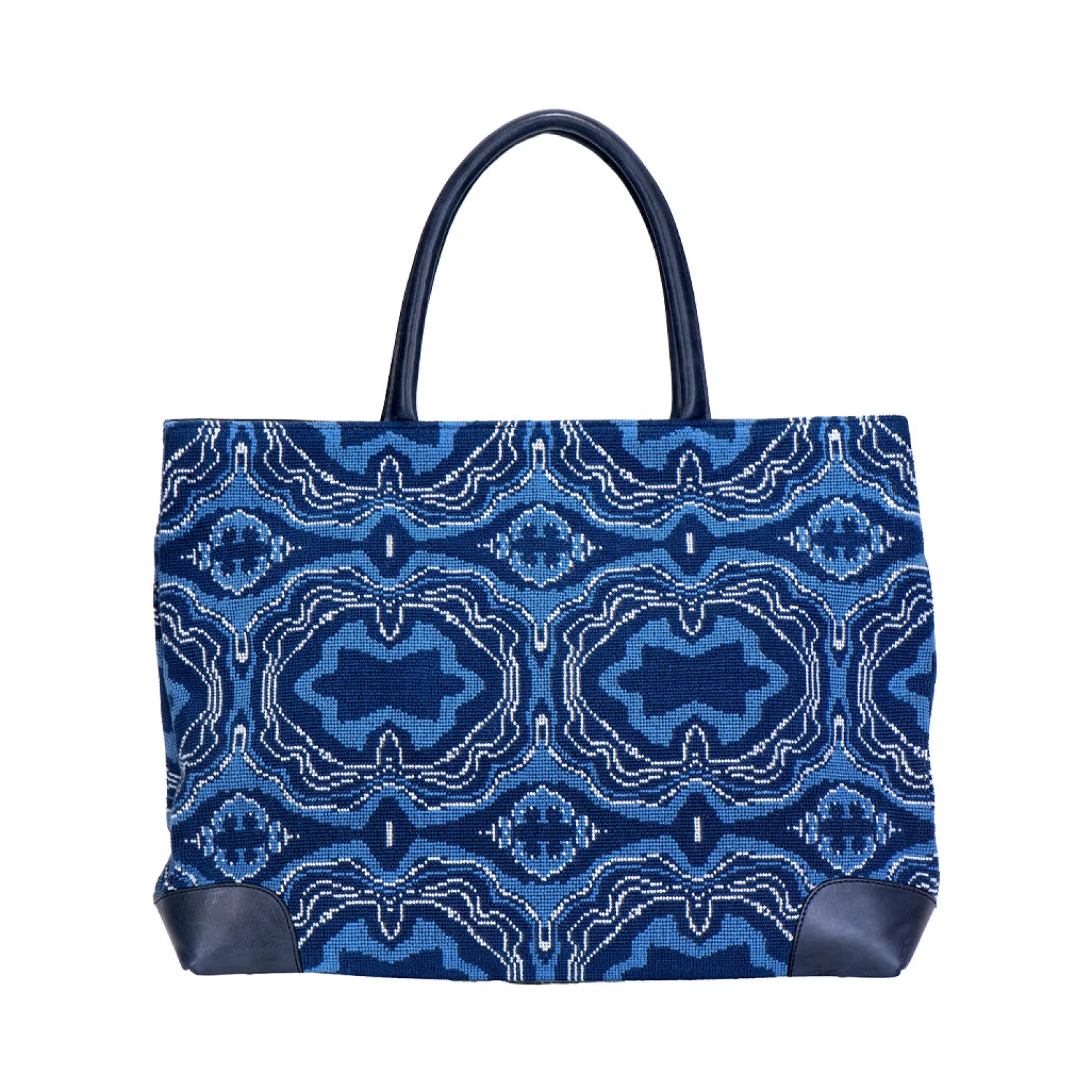 Stubbs & Wootton Lazurite Needlepoint Tote