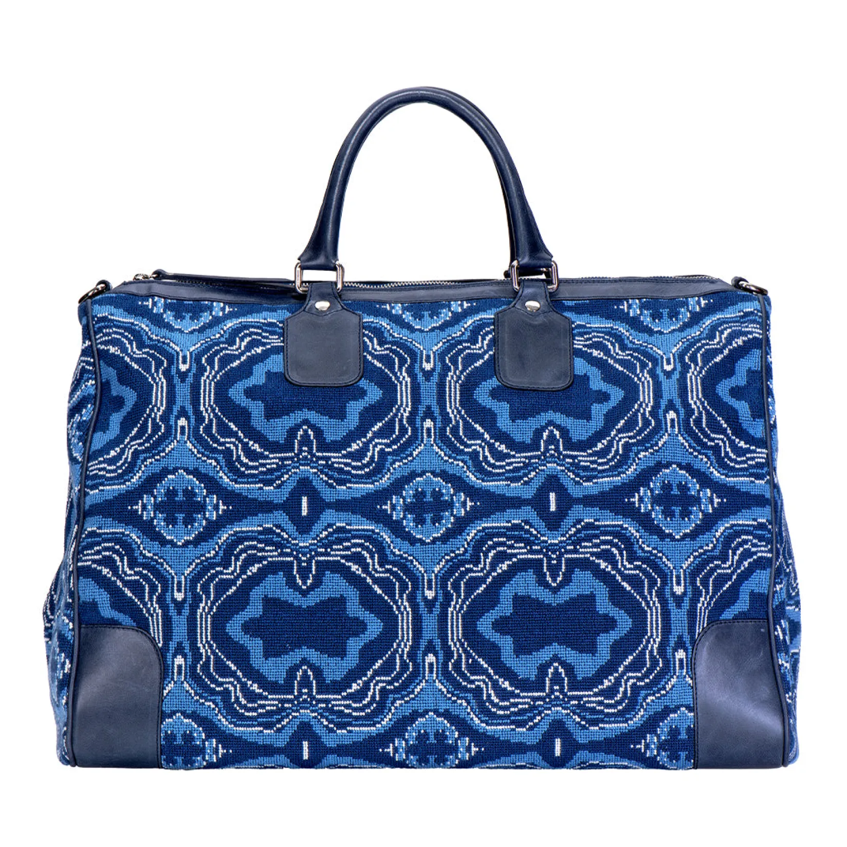 Stubbs & Wootton Lazurite Needlepoint Weekender