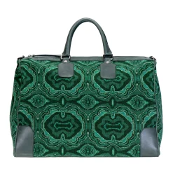 Stubbs & Wootton Malachite Needlepoint Weekender