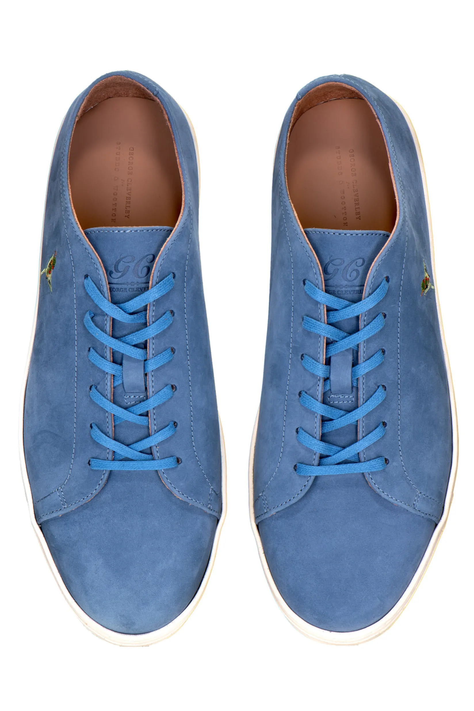 Stubbs & Wootton Martini Marine Suede Trainer (Men)