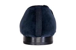 Women Stubbs & Wootton Metropolis Nickel Velvet Slipper (Women)