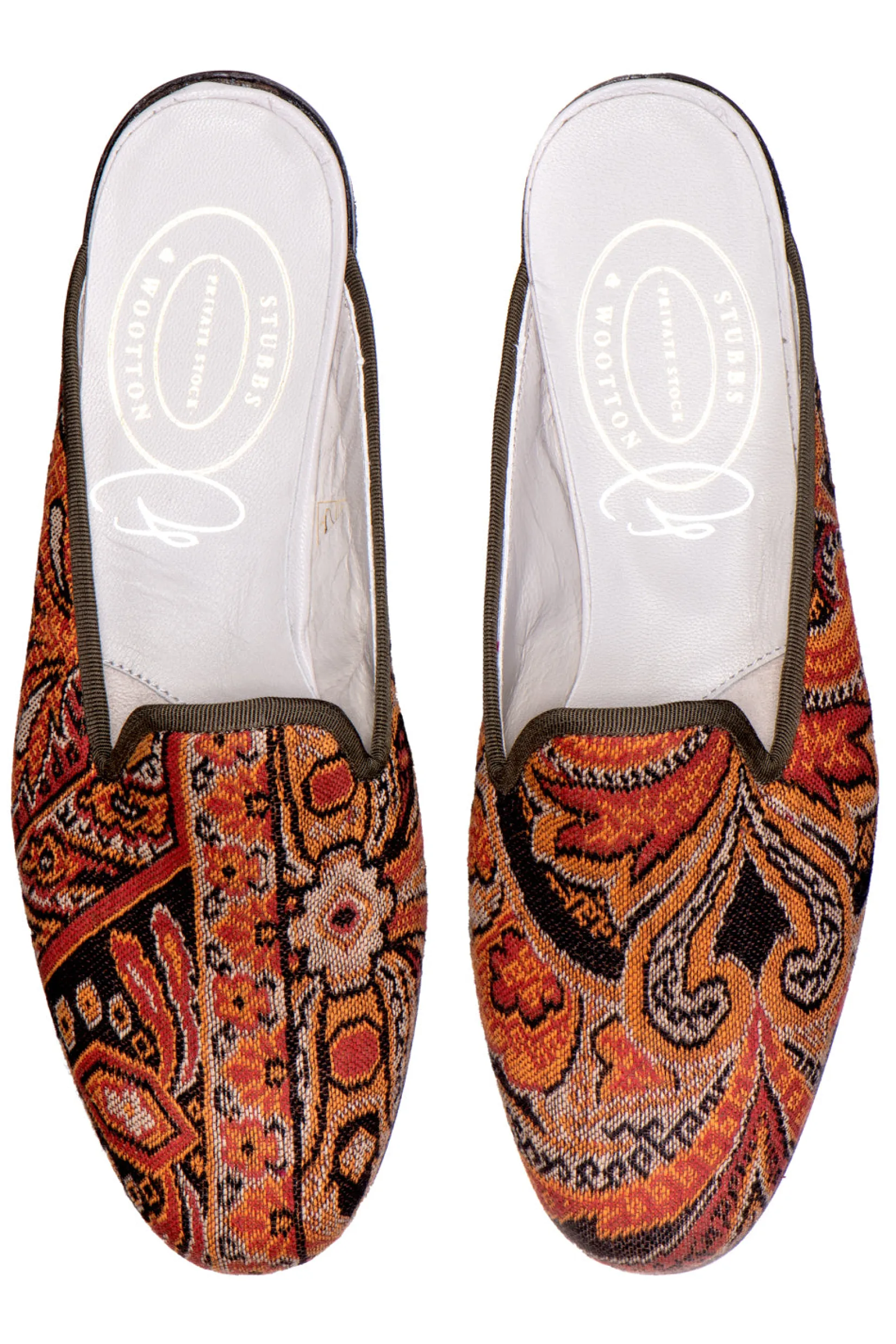 Women Stubbs & Wootton Paisley Shawl Mule (Women)