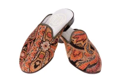 Women Stubbs & Wootton Paisley Shawl Mule (Women)