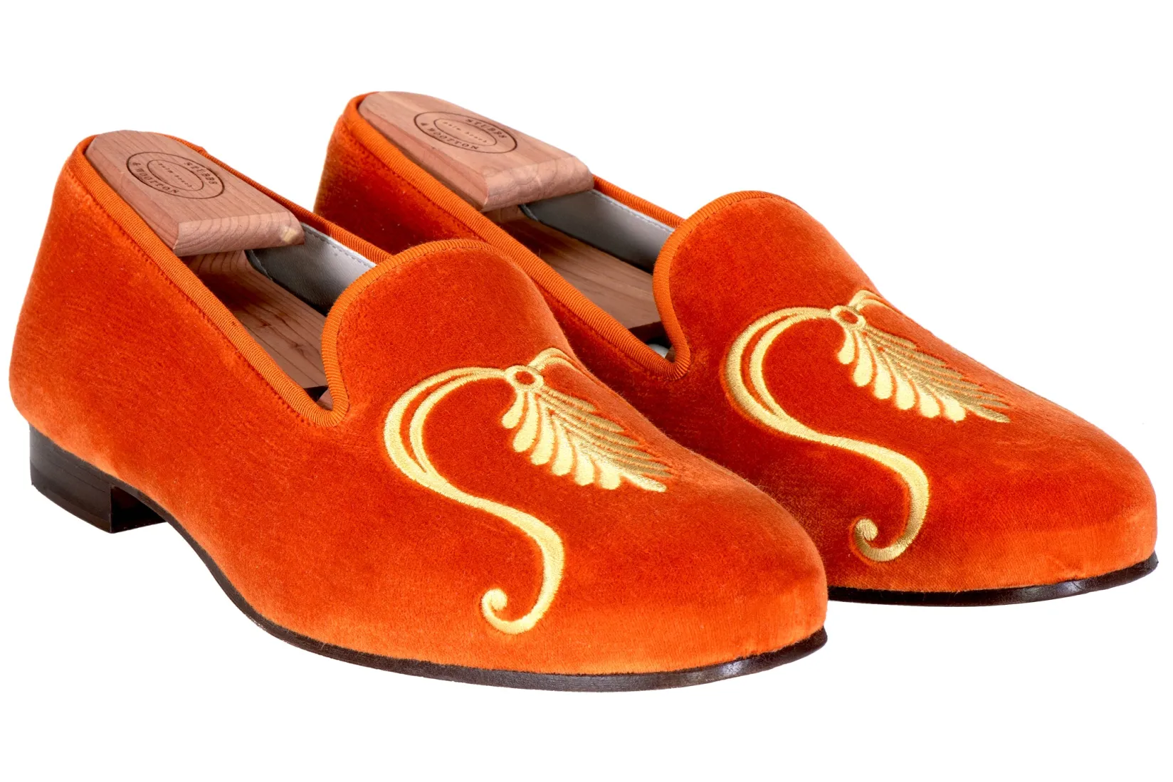 Women Stubbs & Wootton Paolina Velvet Slipper (Women)
