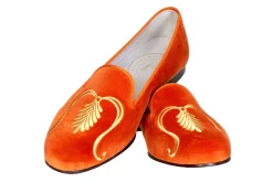 Women Stubbs & Wootton Paolina Velvet Slipper (Women)
