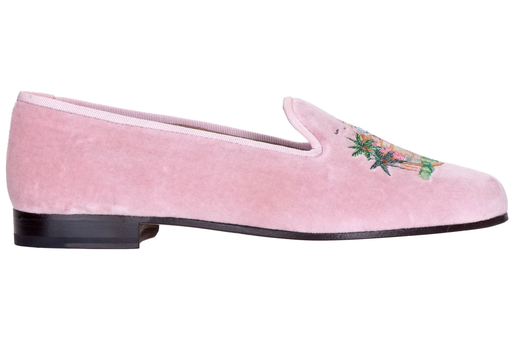 Women Stubbs & Wootton PB Clocktower Champagne Velvet Slipper (Women)