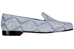 Women Stubbs & Wootton Perinne Slate Slipper (Women)